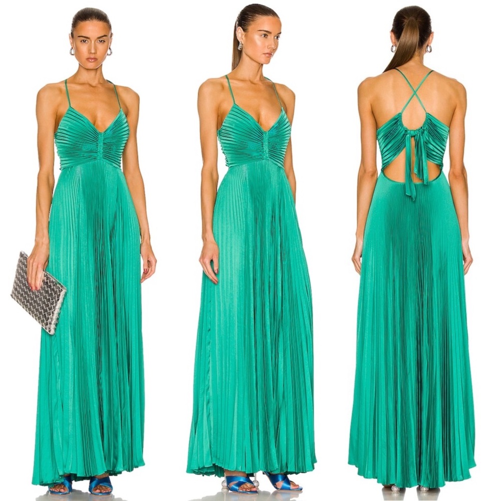 A.L.C. Aries Dress in Viridian Green Size 0. Only worn twice.